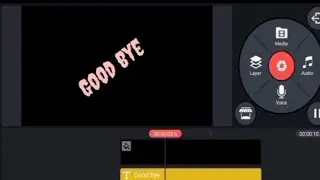 Rotating text Animation in kinmaster |Text animation tutorial |Short |techkainat