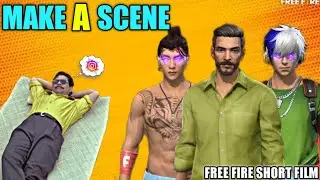 MAKE A SCENE 🤣FREE FIRE SHORT FILM💥MALAYALAM💗AKKU FF