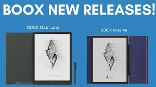 BOOX New Releases BOOX Max Lumi & BOOX Note Air