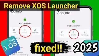 Xos launcher uninstall | How to delete xos launcher | How to remove XOS Launcher in androi