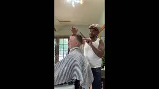 Medium  Bald Fade Mans Cut