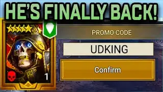 NEW RAID: Shadow Legends PROMO CODE - FREE UDK Champion For New Players!