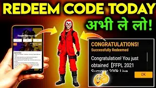 Red criminal bundle redeem code today | ff rewards | ff garena redeem code | ff