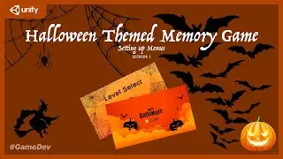 Making a Halloween themed memory game in unity - Episode 1