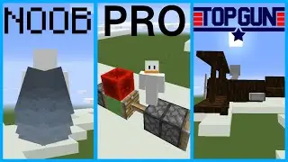 Noob VS Pro VS TOP GUN (Flight Method)