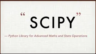 Learn Scipy -  Special functions, Solving Linear Equations and Softmax