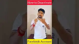 How to Deactivate my Facebook account ll #reels #how #bengali #hindi #shorts #tiktok #viral #trend