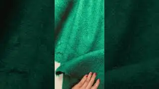 Видеообзор мохер шерсть Малахит пальтовая ткань