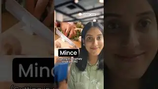 Cutting the vegetables - Vocabulary Lesson 