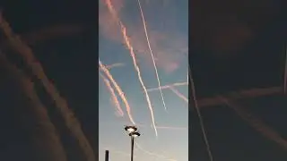 Необычное вечернее небо 