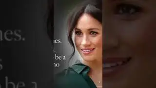 Meghan Markle’s Quote On Work While Avoiding Actual Work