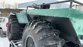 Для клиента изготовили двухосный прицеп под вездеход Gefest
