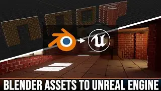 How Import Blender assets to Unreal Engine (Blender for Unreal Engine 0.2.8)
