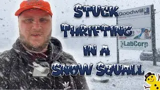 Thrifting during a Snow Squall in the Pocono Mountains