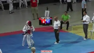 51kg Melike Koc vs Sudanaz Sari (2017 Turkish Cadet TKD Championships)