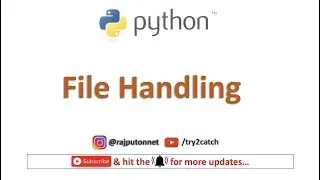 File Handling in Python | How to Read and Write files in Python?