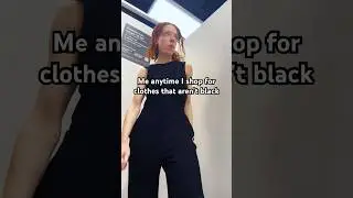 Once you go black 😜🖤 #funny #shopping #allblack #comedy #funnyvideo