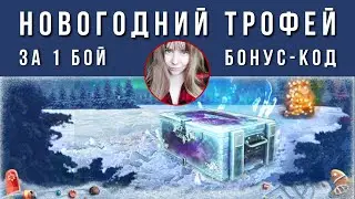 Бонус-код в самолётах. Новогодний трофей за 1 бой.