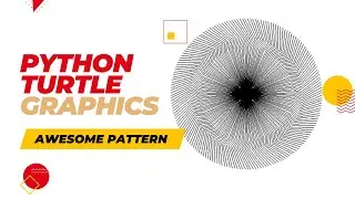 Awesome Pattern by Python Turtle Graphics || With Source Code || 