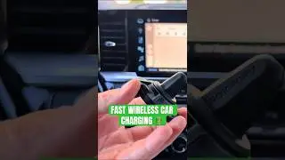 Super fast wireless car charging! ⏩🔋 #ytshorts #shorts #shortvideo #charger #rokform