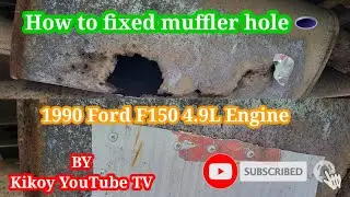 How to fixed Muffler hole 🕳 in cheapest way | KIKOY YOUTUBE TV