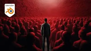 Create A Crowd Of People From Scratch In Blender Using Geometry Nodes