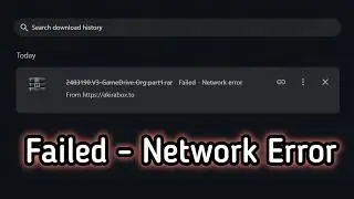 Chrome Failed - Network Error Fix (100% Working)