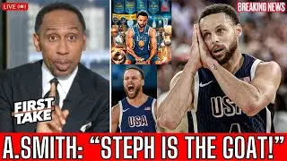FIRST TAKE | "Steph Curry is officially the GOAT! Steph is greatest shooter of all-time"- Stephen A.