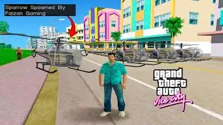 GTA Vice City Sparrow Helicopter Spawn New Cheat Code | Download Sparrow Spawner Mod