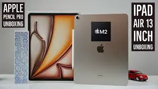 iPad Air 13 inch Unboxing with Apple Pencil Pro in Telugu By PocketTech