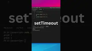 setTimeout in javascript 