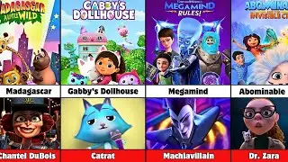 All Villains From DreamWorks Television Animation (1998-2025)
