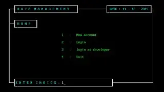 Mini  project of computer classic management with sign up and login |c programming || File handling