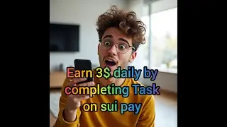 earn 3 dollars daily by completing simple tasks on sui pay with payment proof 