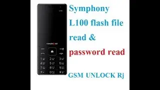 symphony L100 Flash file read &  password read
