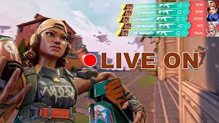 🔴LIVE ON🔴 JOGANDO VALORANT🔴VOLTEI COM AS LIVES!?🔴LIVE NA ROXINHA NINJA_007TV🔴