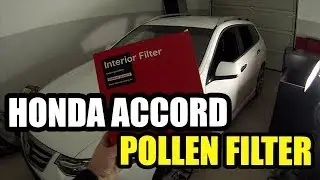 How to Change Pollen Filter Honda Accord 2013-2017