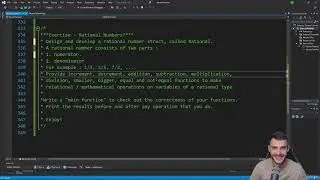 Challenge Excercise - Rational Numbers Struct Implementation in C Language | Lecture 57 - Part 1