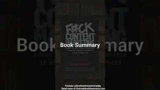 F#ck Content Marketing - 1 Minute Book Summary and Review #Shorts