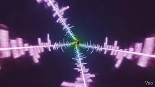 Deep Focus Gaming Loop | 4K Neon Audio Spectrum Visualizer
