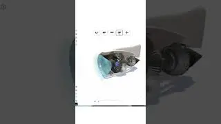 Jet engine: CAD file to 3D presentation ✈️