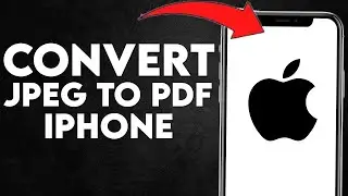 How To Convert JPEG TO PDF On iPhone ( EASY ) | How To Save Photos As PDF