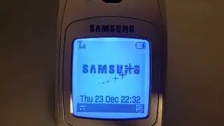 samsung sgh-a800 startup shutdown. orange uk 2002