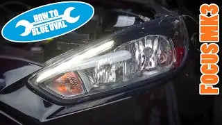 How to: Ford Focus MK3 Facelift (DYB, Bj.14-18) Change / remove headlights, Replace bulbs