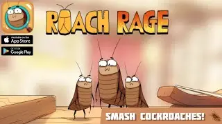 Roach Rage Gameplay Walkthrough 🪳 SMASH COCKROACHES🪳 (Android, iOS)