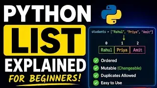 What is a List in Python? | Python Concepts Series #1