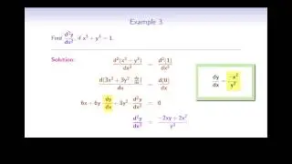 Implicit Differentiation and Logarithms
