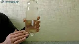 Фокус с колпачком в бутылке