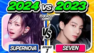 ✨SAVE ONE DROP ONE: 2024 vs 2023 KPOP SONGS [ROUND 1] - FUN KPOP GAMES 2024