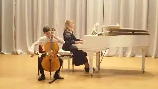 1.Этюд «Двойные ноты» Ю.Дотцауэр   2.«Элегия» Форе